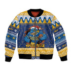 Parramatta Angry Eels Personalized Bomber Jacket Christmas Rugby League Spirit - Aussie Hoodie