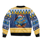 Parramatta Angry Eels Personalized Bomber Jacket Christmas Rugby League Spirit - Aussie Hoodie