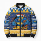 Parramatta Angry Eels Personalized Bomber Puffer Jacket Christmas Rugby League Spirit - Aussie Hoodie