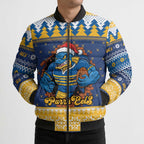 Parramatta Angry Eels Personalized Bomber Puffer Jacket Christmas Rugby League Spirit - Aussie Hoodie