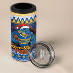 Parramatta Angry Eels Personalized 4 in 1 Can Cooler Tumbler Christmas Rugby League Spirit - Aussie Hoodie