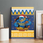 Parramatta Angry Eels Personalized Canvas Wall Art Christmas Rugby League Spirit - Aussie Hoodie