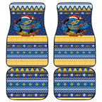 Parramatta Angry Eels Personalized Car Mats Christmas Rugby League Spirit - Aussie Hoodie