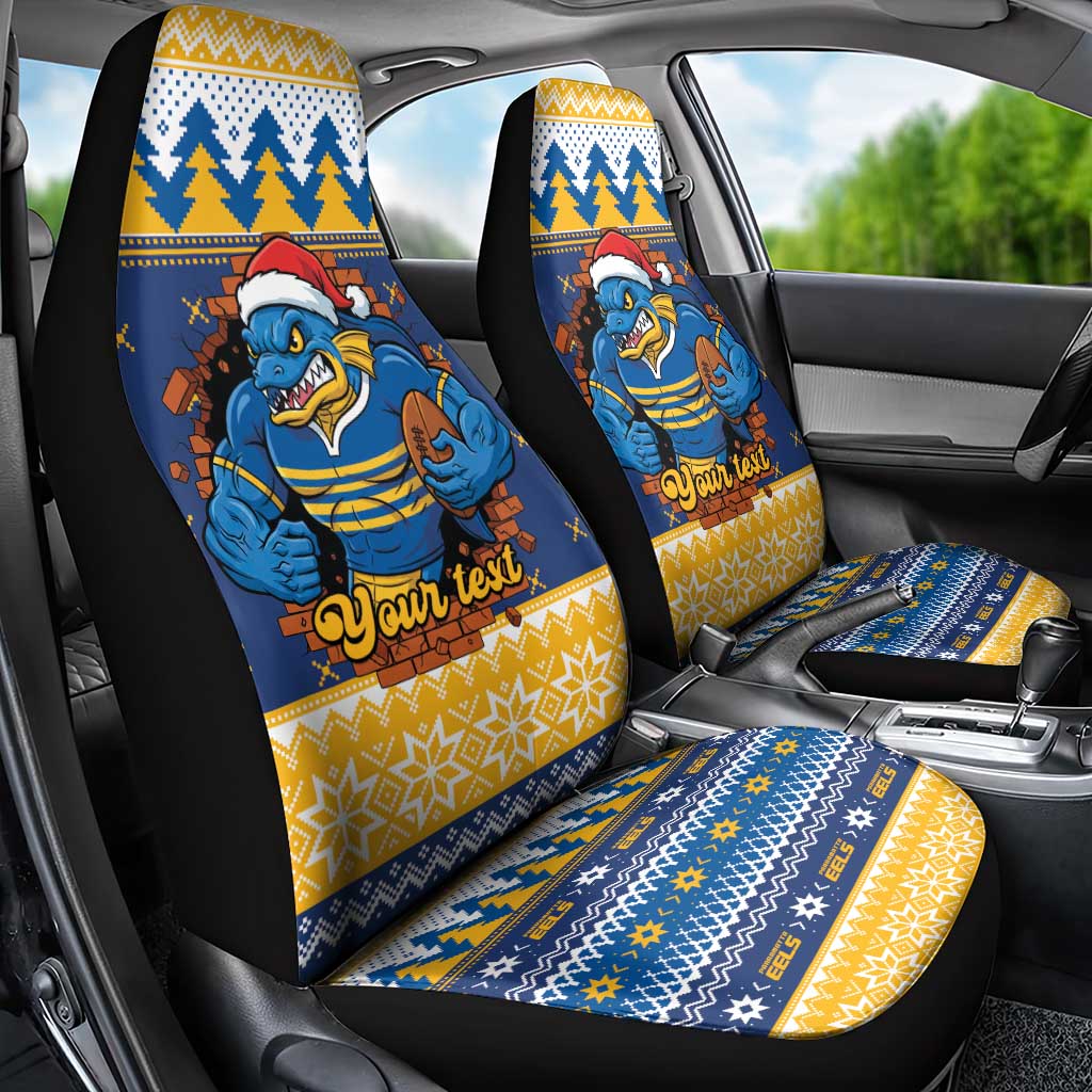 Parramatta Angry Eels Personalized Car Seat Cover Christmas Rugby League Spirit - Aussie Hoodie