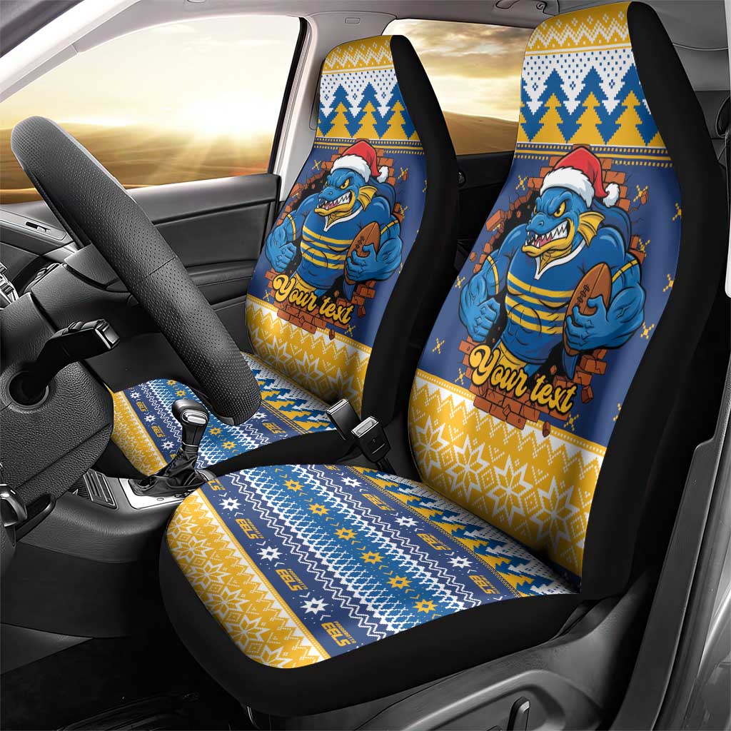 Parramatta Angry Eels Personalized Car Seat Cover Christmas Rugby League Spirit - Aussie Hoodie