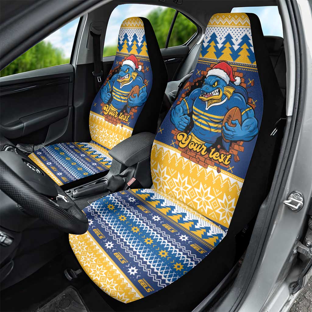 Parramatta Angry Eels Personalized Car Seat Cover Christmas Rugby League Spirit - Aussie Hoodie