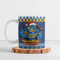Parramatta Angry Eels Personalized Ceramic Mug Christmas Rugby League Spirit - Aussie Hoodie