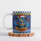 Parramatta Angry Eels Personalized Ceramic Mug Christmas Rugby League Spirit - Aussie Hoodie