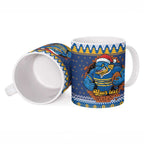 Parramatta Angry Eels Personalized Ceramic Mug Christmas Rugby League Spirit - Aussie Hoodie