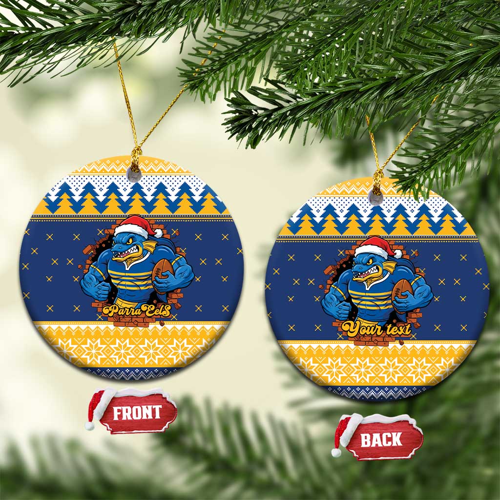 Parramatta Angry Eels Personalized Ceramic Ornament Christmas Rugby League Spirit - Aussie Hoodie
