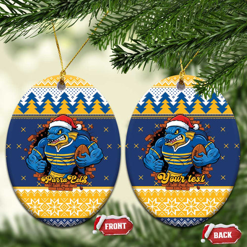 Parramatta Angry Eels Personalized Ceramic Ornament Christmas Rugby League Spirit - Aussie Hoodie