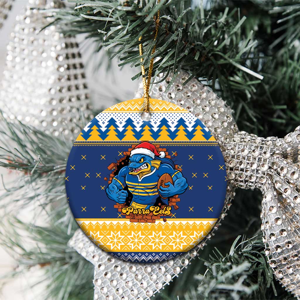 Parramatta Angry Eels Personalized Ceramic Ornament Christmas Rugby League Spirit - Aussie Hoodie