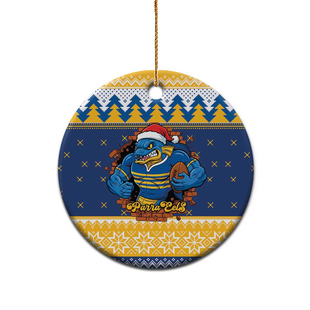 Parramatta Angry Eels Personalized Ceramic Ornament Christmas Rugby League Spirit - Aussie Hoodie