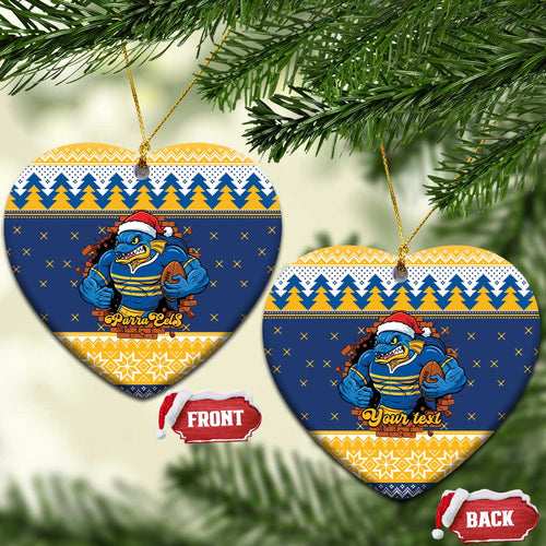 Parramatta Angry Eels Personalized Ceramic Ornament Christmas Rugby League Spirit - Aussie Hoodie