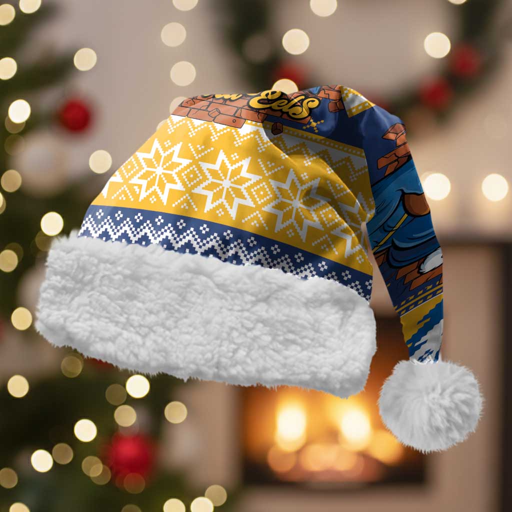 Parramatta Angry Eels Personalized Christmas Santa Hat Christmas Rugby League Spirit - Aussie Hoodie