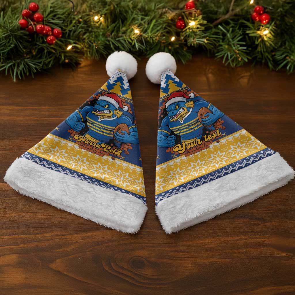 Parramatta Angry Eels Personalized Christmas Santa Hat Christmas Rugby League Spirit - Aussie Hoodie
