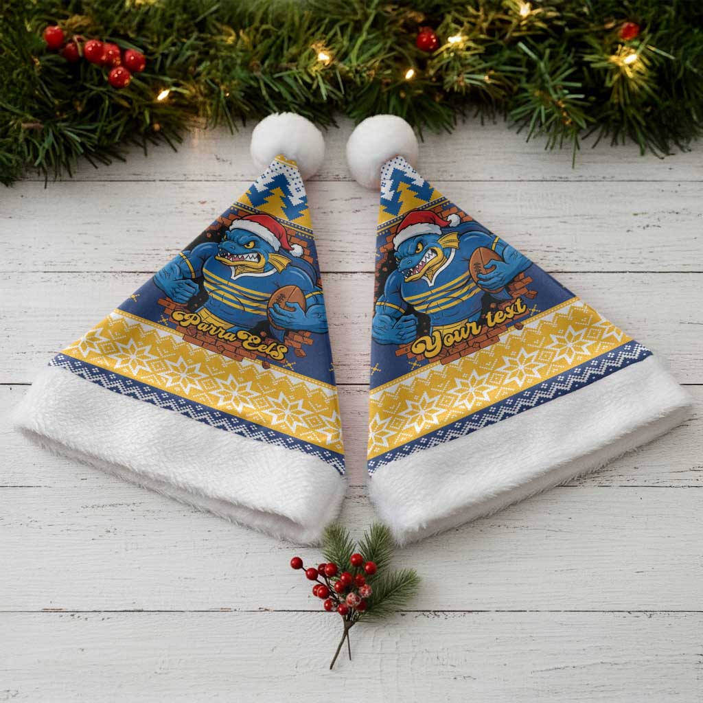Parramatta Angry Eels Personalized Christmas Santa Hat Christmas Rugby League Spirit - Aussie Hoodie