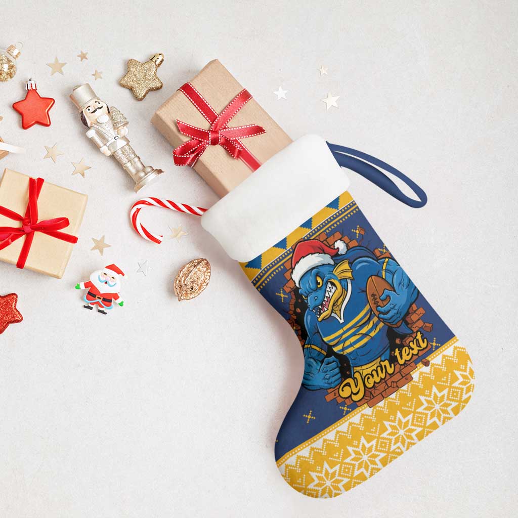 Parramatta Angry Eels Personalized Christmas Stocking Christmas Rugby League Spirit - Aussie Hoodie