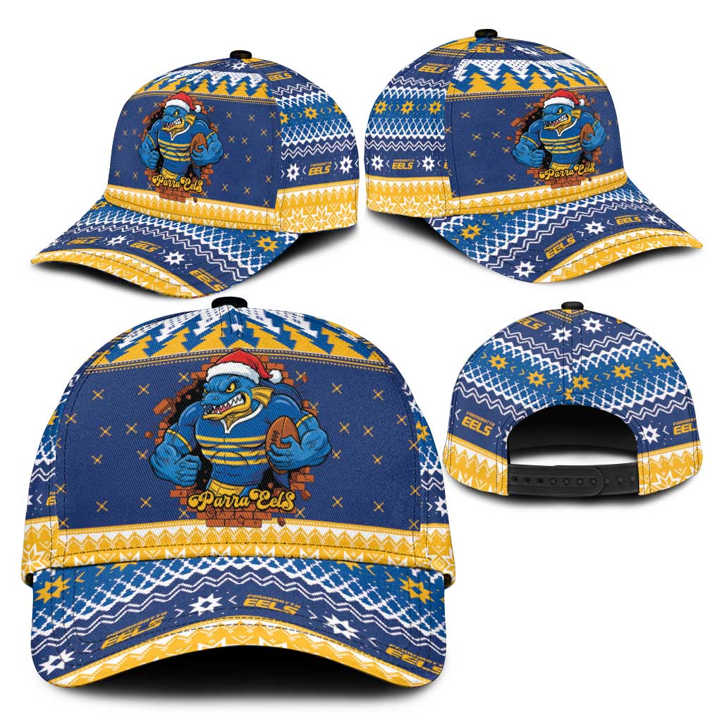 Parramatta Angry Eels Classic Cap Christmas Rugby League Spirit - Aussie Hoodie