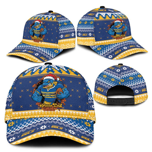 Parramatta Angry Eels Classic Cap Christmas Rugby League Spirit - Aussie Hoodie