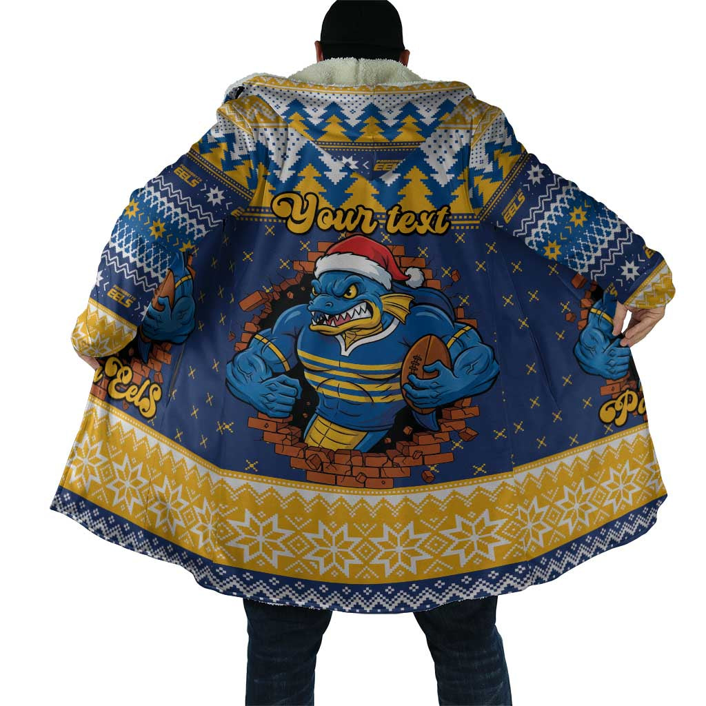 Parramatta Angry Eels Personalized Cloak Christmas Rugby League Spirit - Aussie Hoodie