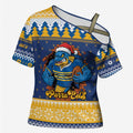 Parramatta Angry Eels Personalized Cross Shoulder Shirt Christmas Rugby League Spirit - Aussie Hoodie