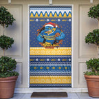 Parramatta Angry Eels Personalized Door Cover Christmas Rugby League Spirit - Aussie Hoodie