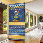 Parramatta Angry Eels Personalized Door Cover Christmas Rugby League Spirit - Aussie Hoodie
