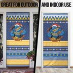 Parramatta Angry Eels Personalized Door Cover Christmas Rugby League Spirit - Aussie Hoodie
