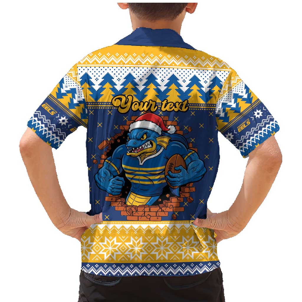 Parramatta Angry Eels Personalized Family Matching Mermaid Dress and Hawaiian Shirt Christmas Rugby League Spirit - Aussie Hoodie