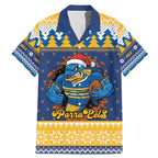 Parramatta Angry Eels Personalized Family Matching Mermaid Dress and Hawaiian Shirt Christmas Rugby League Spirit - Aussie Hoodie