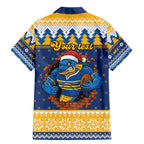 Parramatta Angry Eels Personalized Family Matching Mermaid Dress and Hawaiian Shirt Christmas Rugby League Spirit - Aussie Hoodie