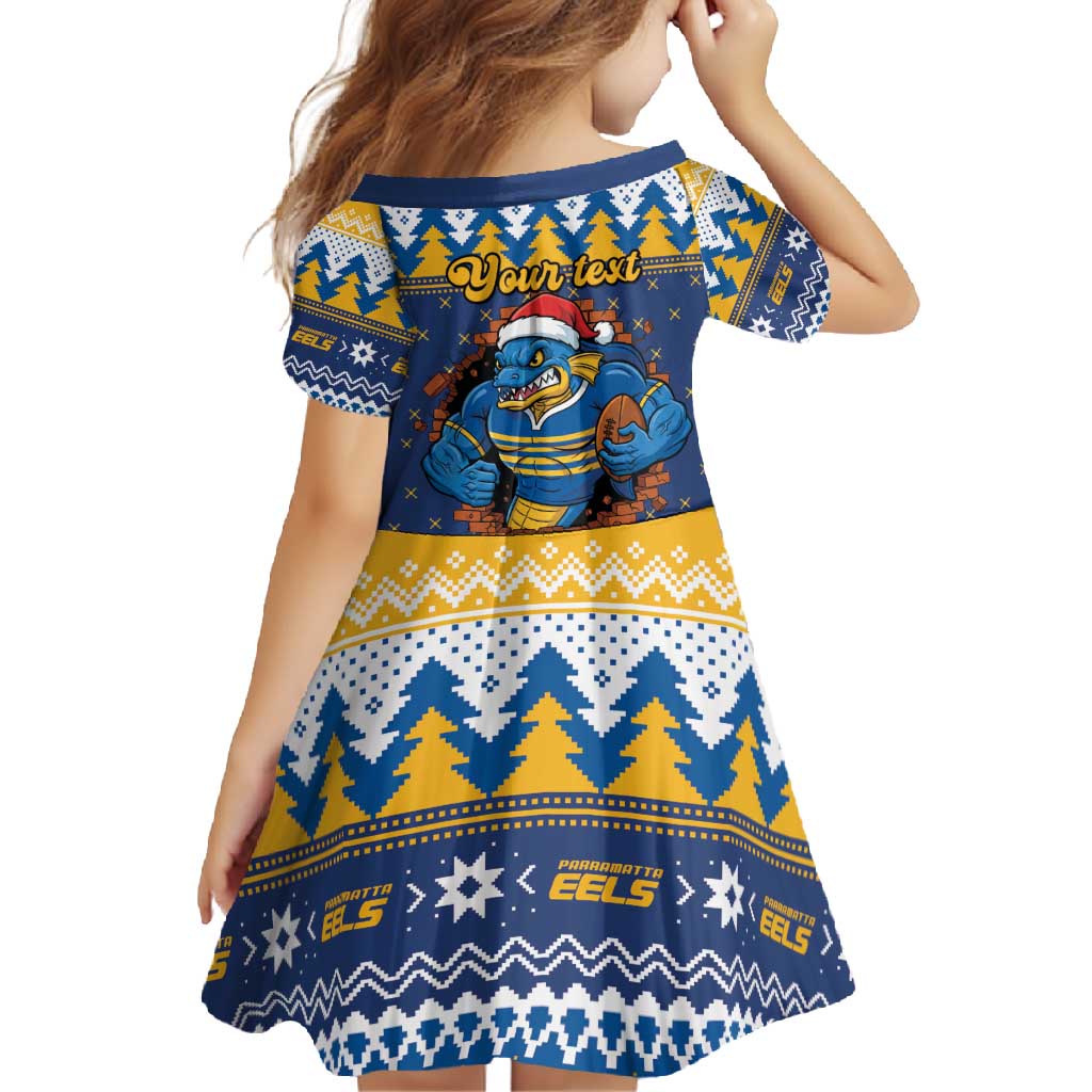 Parramatta Angry Eels Personalized Family Matching Tank Maxi Dress and Hawaiian Shirt Christmas Rugby League Spirit - Aussie Hoodie