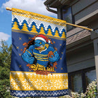 Parramatta Angry Eels Personalized Garden Flag Christmas Rugby League Spirit - Aussie Hoodie
