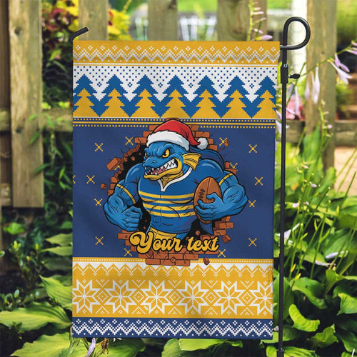 Parramatta Angry Eels Personalized Garden Flag Christmas Rugby League Spirit - Aussie Hoodie