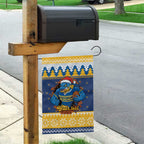 Parramatta Angry Eels Personalized Garden Flag Christmas Rugby League Spirit - Aussie Hoodie