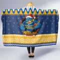 Parramatta Angry Eels Personalized Hooded Blanket Christmas Rugby League Spirit - Aussie Hoodie