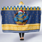 Parramatta Angry Eels Personalized Hooded Blanket Christmas Rugby League Spirit - Aussie Hoodie