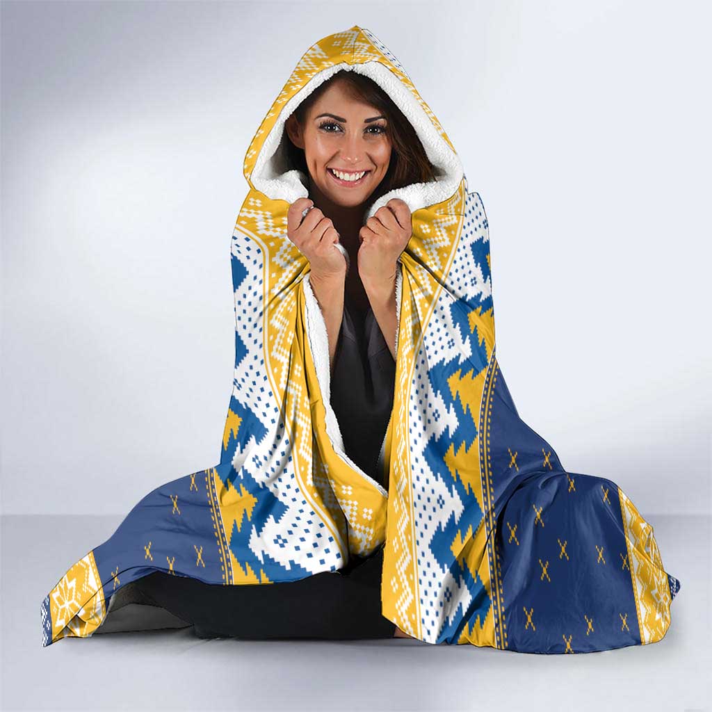 Parramatta Angry Eels Personalized Hooded Blanket Christmas Rugby League Spirit - Aussie Hoodie