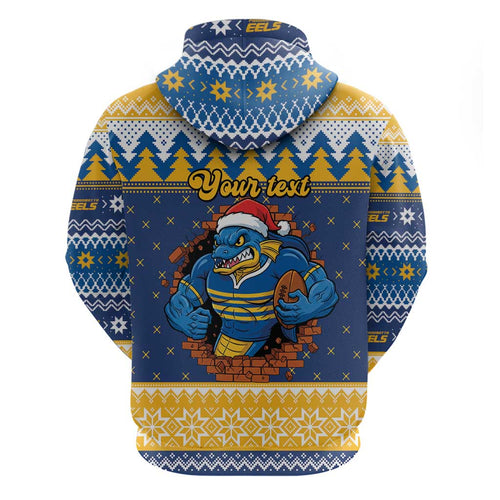 Parramatta Angry Eels Personalized Hoodie Christmas Rugby League Spirit - Aussie Hoodie