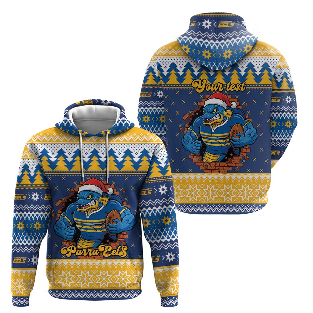 Parramatta Angry Eels Personalized Hoodie Christmas Rugby League Spirit - Aussie Hoodie