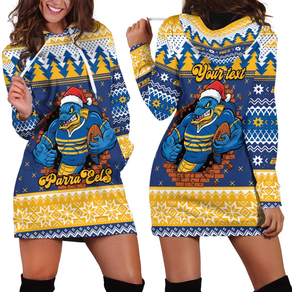 Parramatta Angry Eels Personalized Hoodie Dress Christmas Rugby League Spirit - Aussie Hoodie