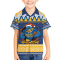 Parramatta Angry Eels Personalized Kid Hawaiian Shirt Christmas Rugby League Spirit - Aussie Hoodie