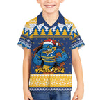 Parramatta Angry Eels Personalized Kid Hawaiian Shirt Christmas Rugby League Spirit - Aussie Hoodie