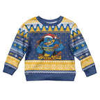 Parramatta Angry Eels Personalized Kid Ugly Christmas Sweater Christmas Rugby League Spirit - Aussie Hoodie