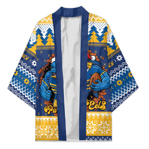 Parramatta Angry Eels Personalized Kimono Christmas Rugby League Spirit - Aussie Hoodie