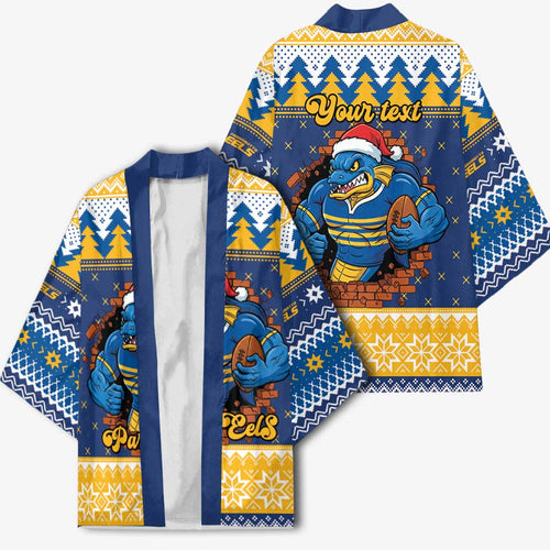 Parramatta Angry Eels Personalized Kimono Christmas Rugby League Spirit - Aussie Hoodie