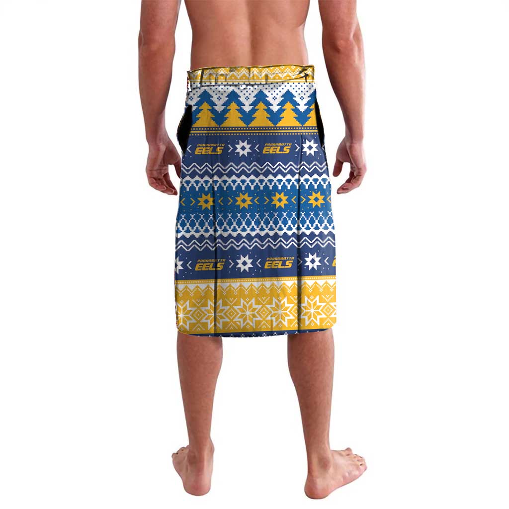 Parramatta Angry Eels Personalized Lavalava Christmas Rugby League Spirit - Aussie Hoodie