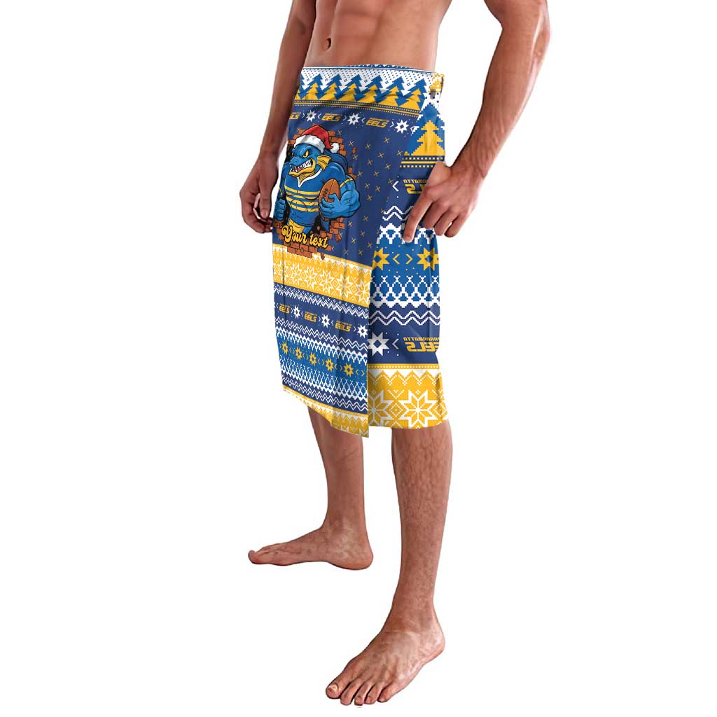Parramatta Angry Eels Personalized Lavalava Christmas Rugby League Spirit - Aussie Hoodie
