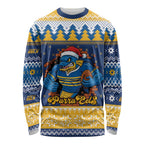 Parramatta Angry Eels Personalized Long Sleeve Shirt Christmas Rugby League Spirit - Aussie Hoodie